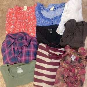 Lot of Tops, Tanks and Athletic Wear